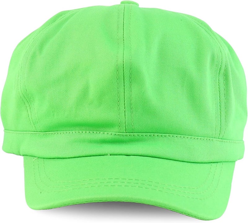 Armycrew 2XL Oversize Lightweight 100% Cotton Newsboy Cap with Elastic Back - Image 2